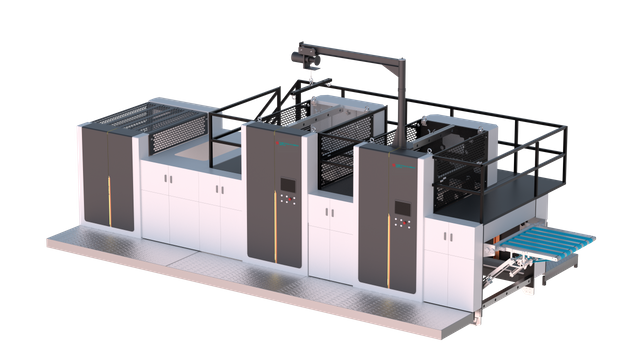Automatic Screen Printing Cold Foil Stamping/hologram Images Transferring/UV Coating Producing Line