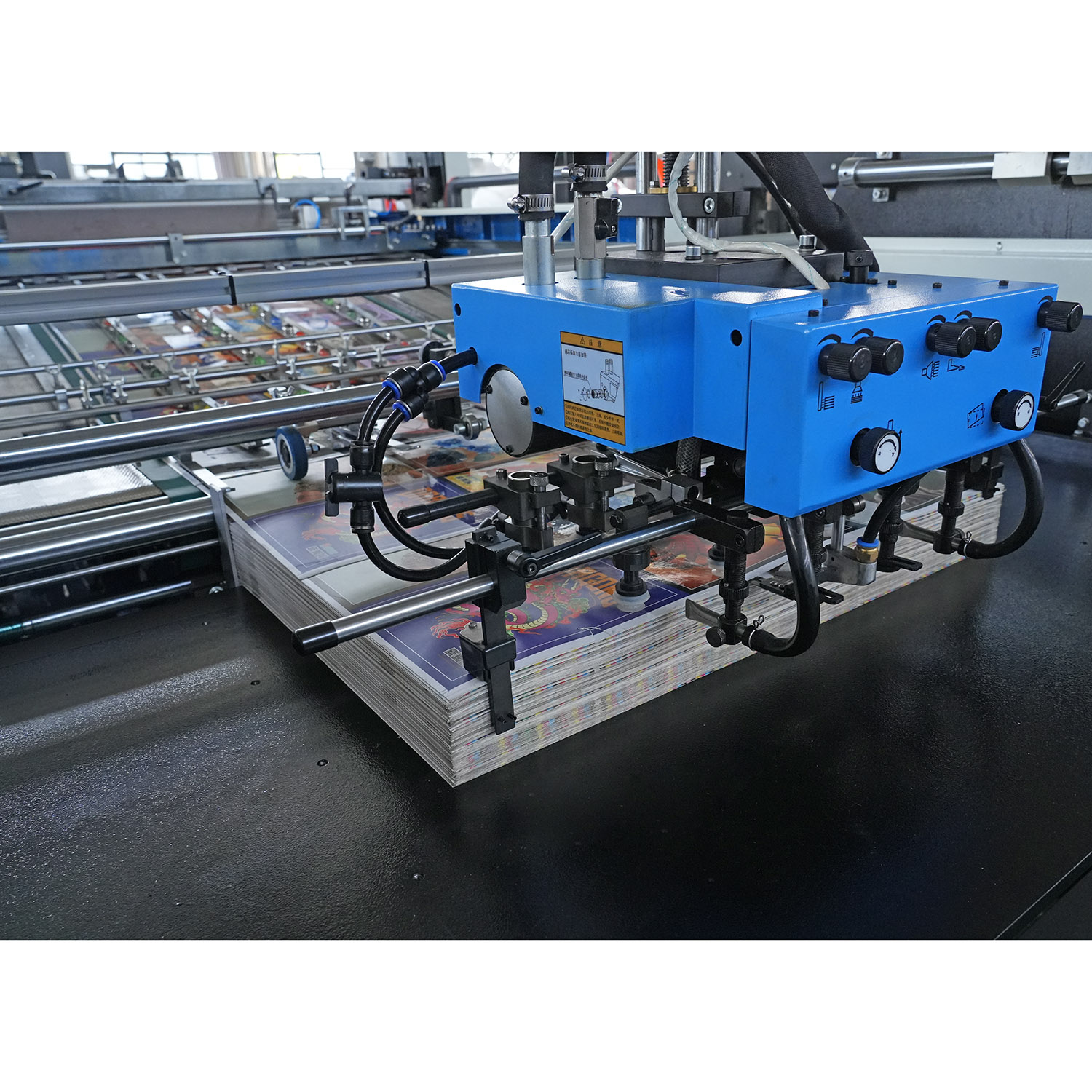 GSP Series Full Automatic Swing Cylinder Screen Printing Spot UV Varnish Coating Line