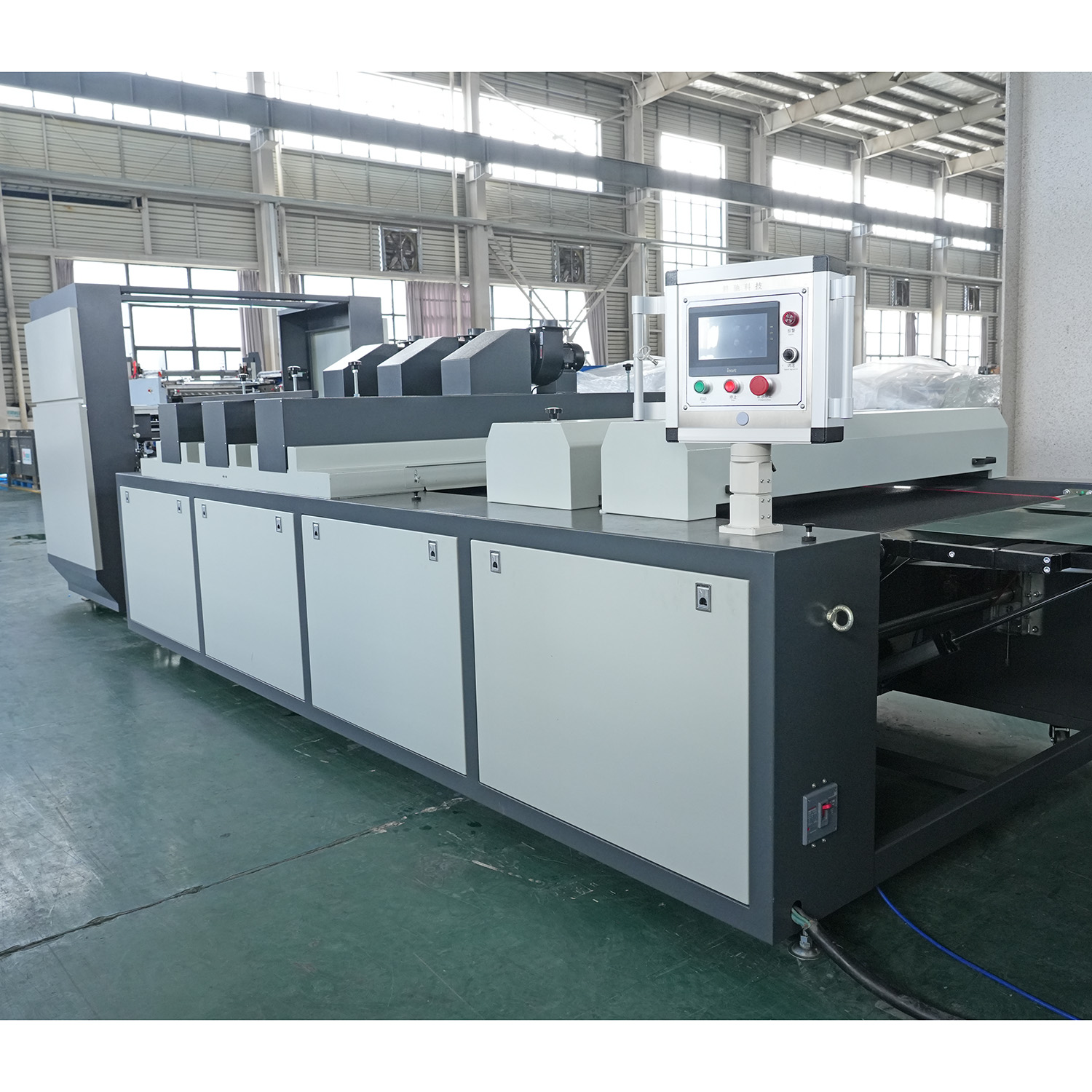 GSP Series Full Automatic Swing Cylinder Screen Printing Spot UV Varnish Coating Line