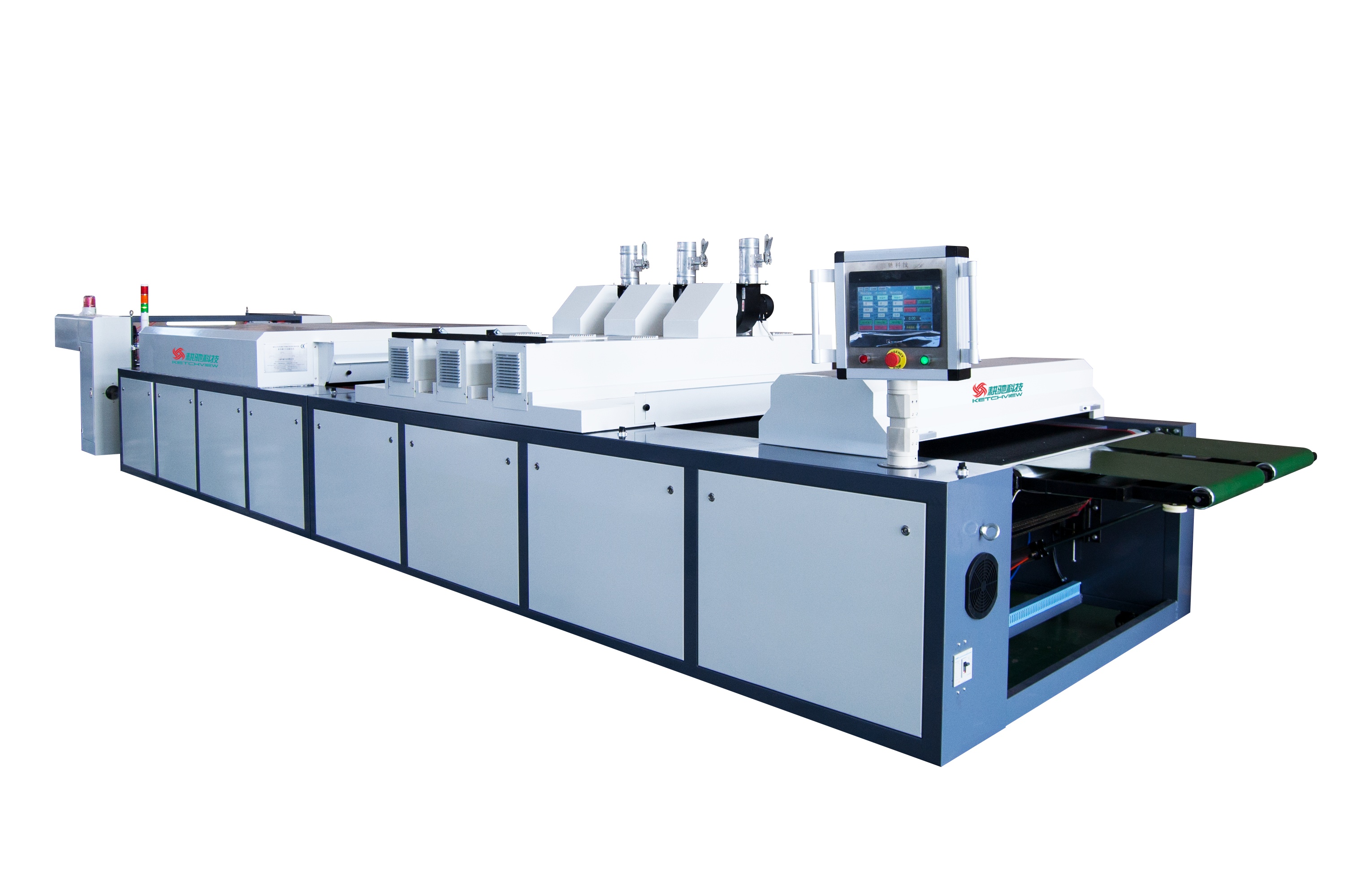 GST-1050 Full Automatic Spot UV varnish coating line
